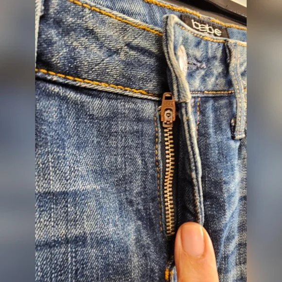 Bebe Jean Micro Mini - Picture 7 of 10